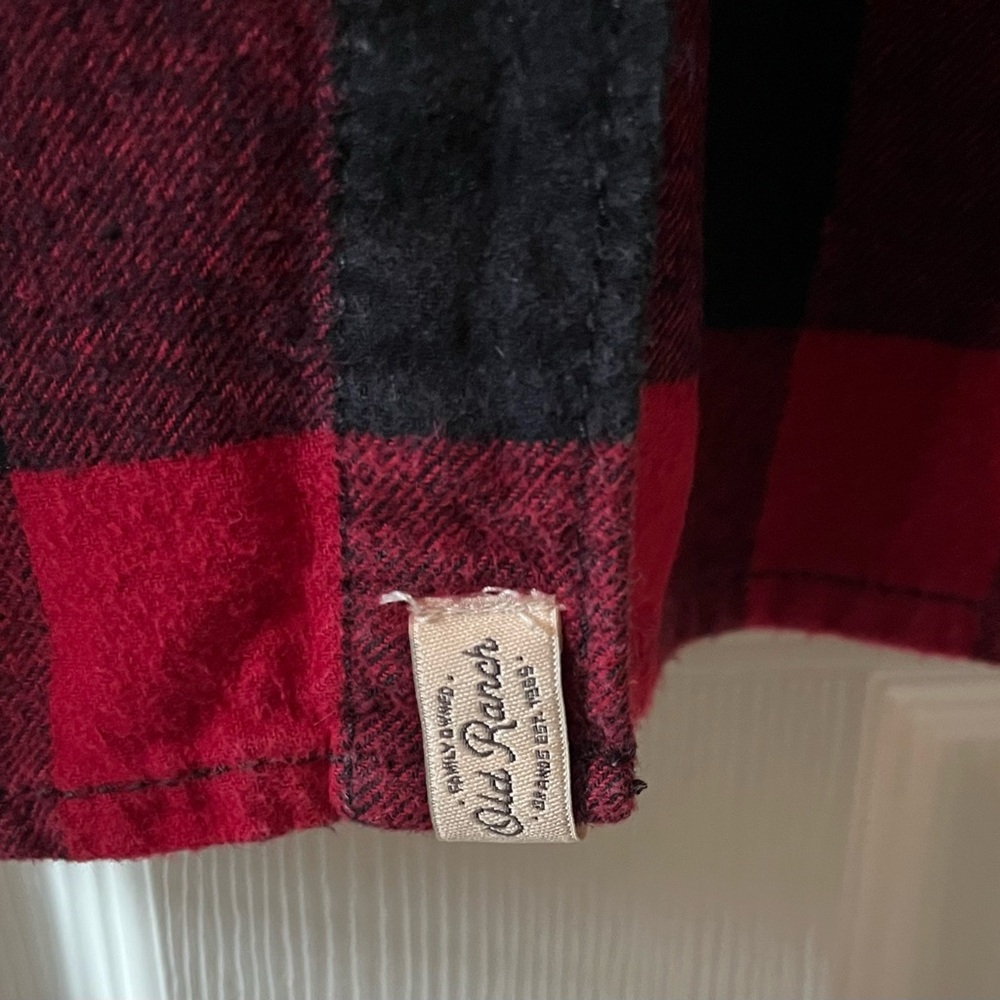 Buffalo Plaid Flannel Button Up Shirt - Picture 4 of 5